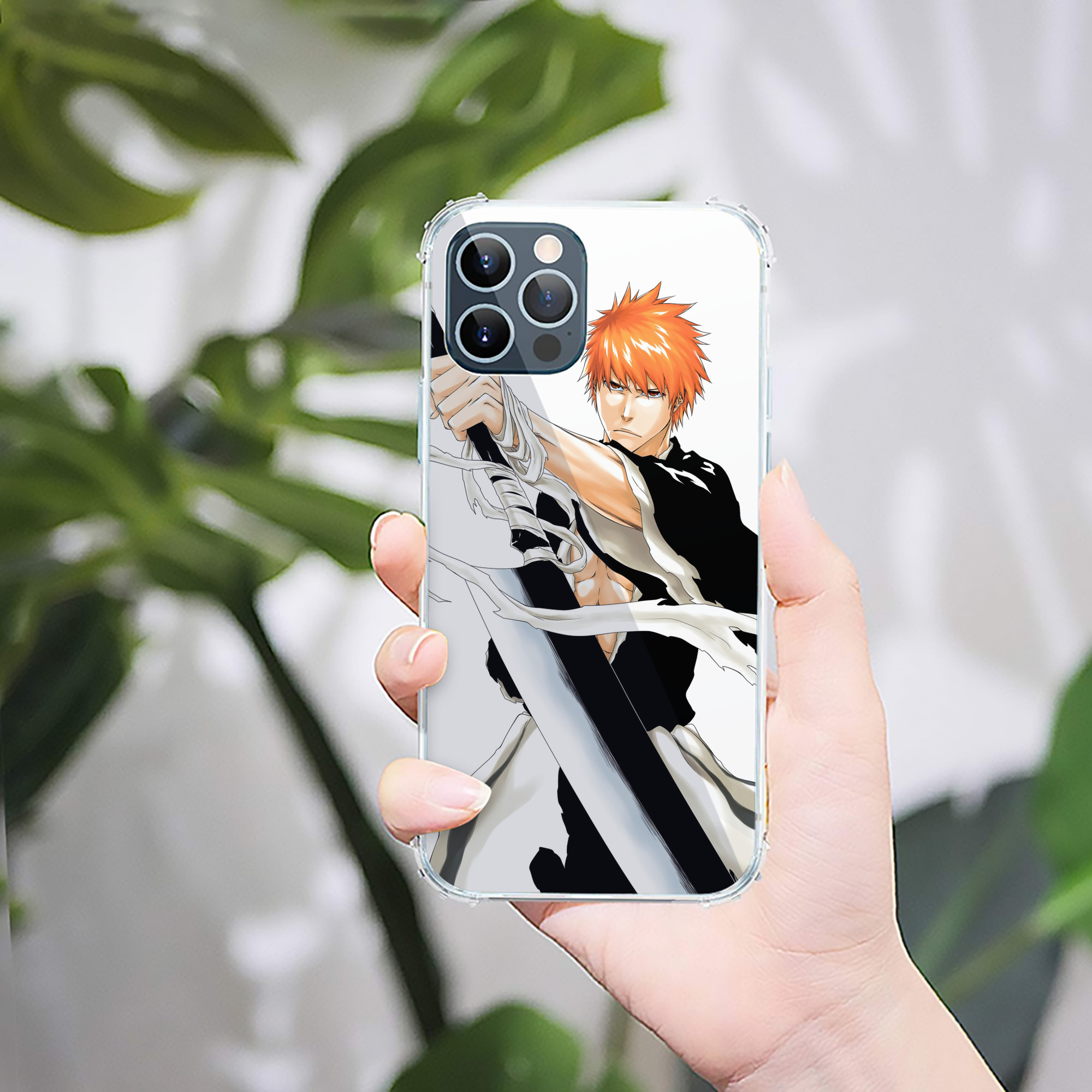 （画像用） ブリーチ BLEACH 【iPhone 12シリーズ対応】透明スマホケース（クリアソフトケース）